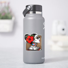 Adesivo La Jíbaraza 13 – Puerto Rican Jíbara Art Boricua