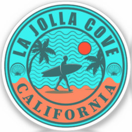 Adesivo La Jolla Cove San Diego California Souvenirs