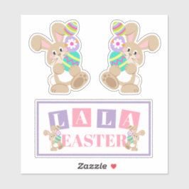 Adesivo La La Easter Bunny Sticker Sheet
