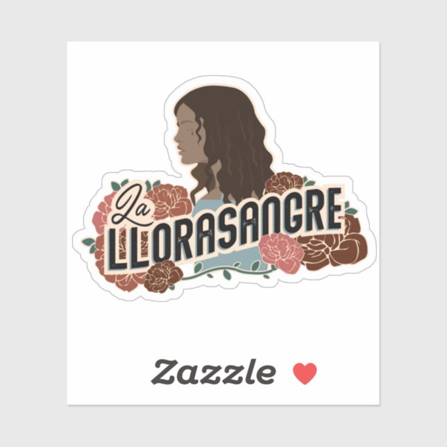 Adesivo La Llorasangre Sticker - Design EB (Folha)