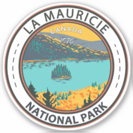 Adesivo La Mauricie National Park Viagem Art Vintage