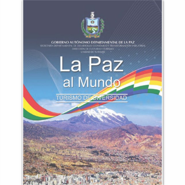 Adesivo La Paz al mundo (Frente)