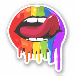 ADESIVO LÁBIOS RAINBOW