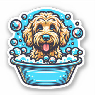 Adesivo Labradoodle Vinyl Dog Sticker