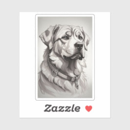 Adesivo Labrador Dog