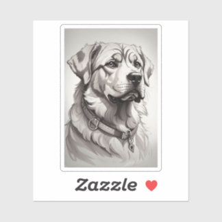 Adesivo Labrador Dog