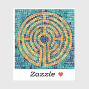Adesivo LABYRINTH II 3x3 Vinheta