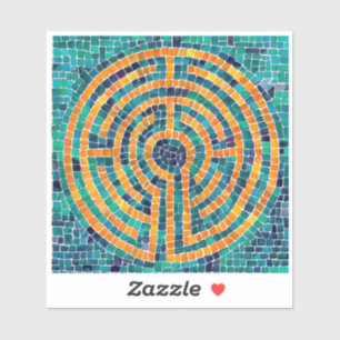 Adesivo LABYRINTH II 4x4 Vinheta de vinilo