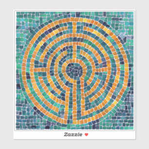 Adesivo LABYRINTH II 8x8 Vinheta