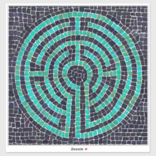 Adesivo LABYRINTH III 14x14 Vinheta de vinilo
