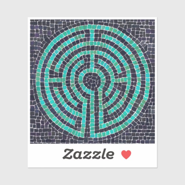 Adesivo LABYRINTH III 3x3 Vinheta (Folha)