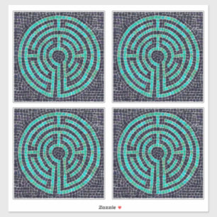 Adesivo LABYRINTH III Vinheta de vinilo de 14" (4 pequenas