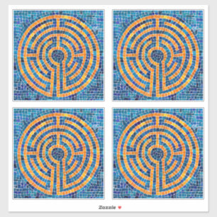 Adesivo LABYRINTH IV Vinheta de vinilo de 14" (4 pequenas)