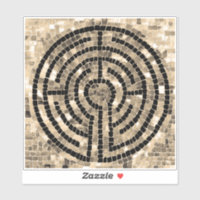 LABYRINTH V 6x6 vinil Sticker
