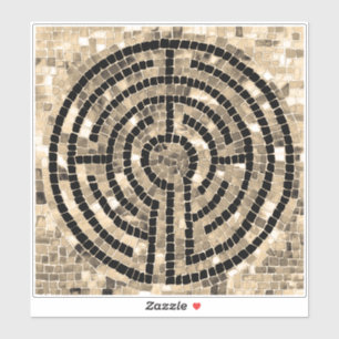 Adesivo LABYRINTH V 8x8 Vinheta de vinilo