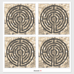 Adesivo LABYRINTH V vinil Sticker 14" (4 Pequenas)