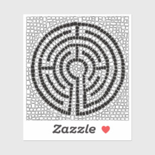Adesivo LABYRINTH VII 3x3 Vinheta de vinilo