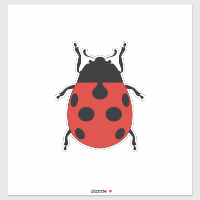 ADESIVO LADY BUG (Folha)