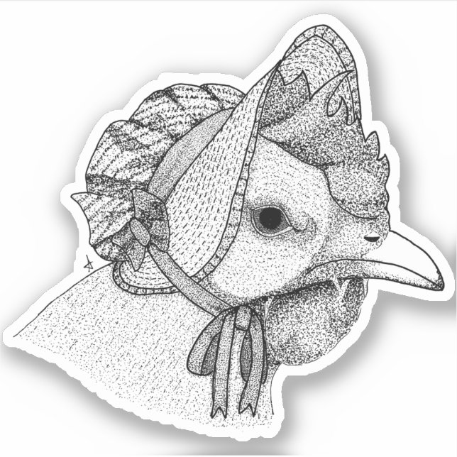 Adesivo Lady Henrietta (Frente)