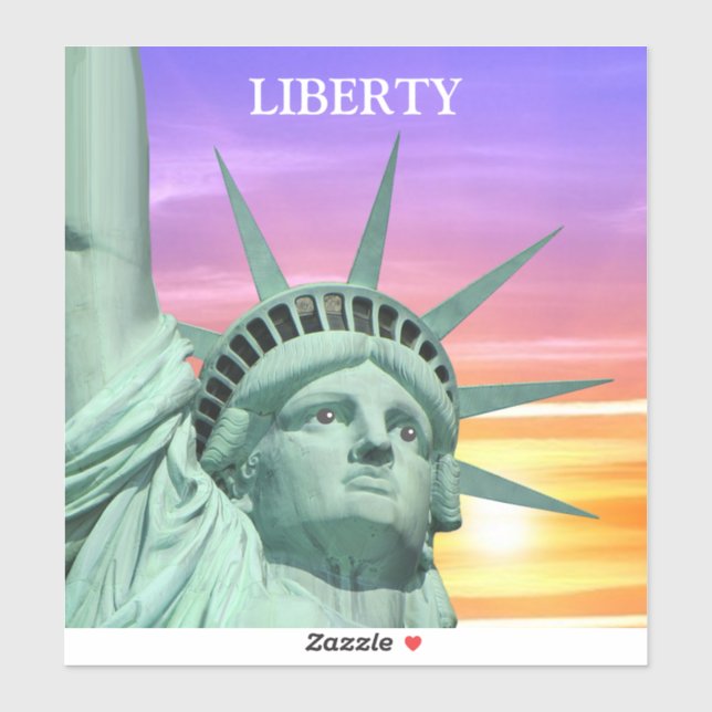Adesivo Lady Liberty e Sunrise (Folha)