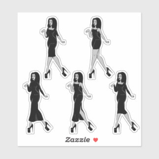 Adesivo Lady no Preto III