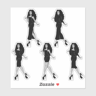 Adesivo Lady no Preto IV