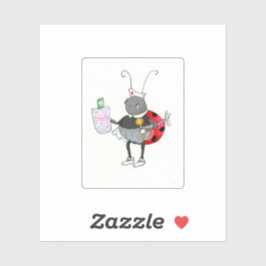Adesivo Ladybug Nurse Sticker
