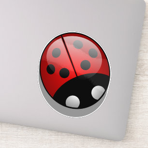 Adesivo Ladybug, Red Ladybug, Cute Ladybug