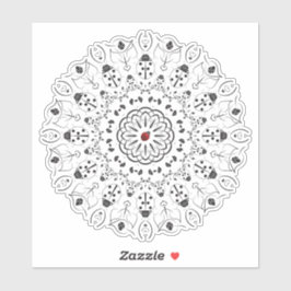 Adesivo Ladybug Spirit Mandala