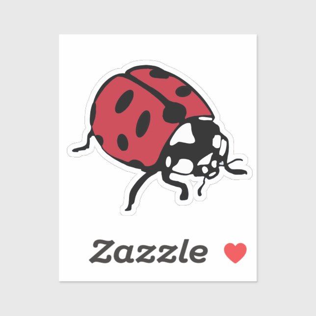 Adesivo Ladybug sticker (Folha)