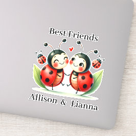 Adesivo Ladybugs Best Friends Sticker - Adorable Inseto De