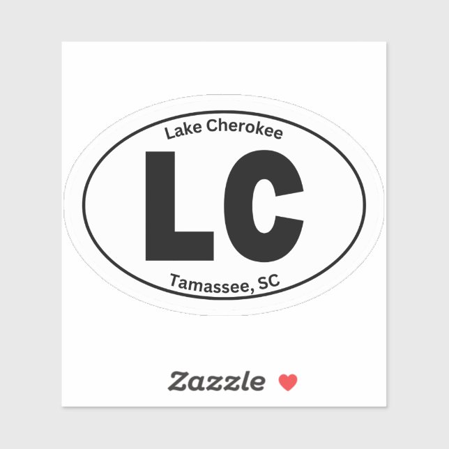 Adesivo Lago Cherokee LC Vinyl Sticker - branco (Folha)