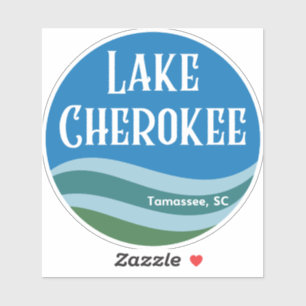 Adesivo Lago Cherokee Waves Sticker