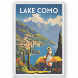 Adesivo Lago Como Itália