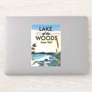 Adesivo Lago do Woods USA canada