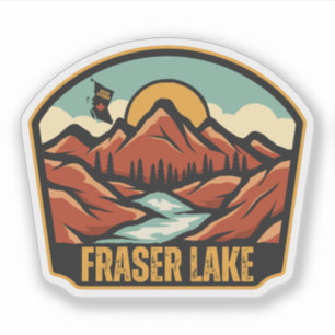 Adesivo Lago Fraser, Colúmbia Britânica