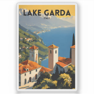 Adesivo Lago Garda Itália