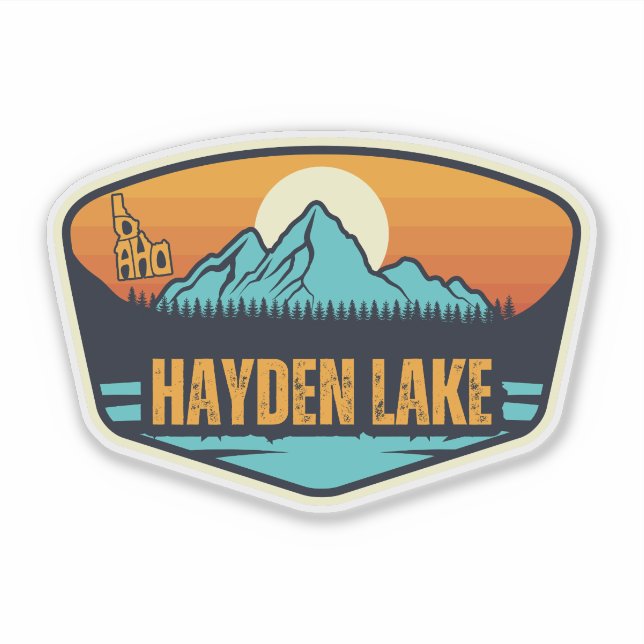 Adesivo Lago Hayden, Idaho  (Frente)