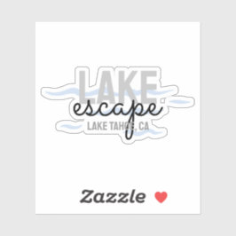 Adesivo Lago House Vacation Rental - Vinyl Sticker