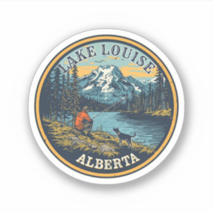 Adesivo Lago Louise Canadá Viagem Presente Parque Nacional