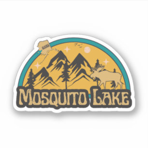 Adesivo Lago Mosquito, Alaska Sticker