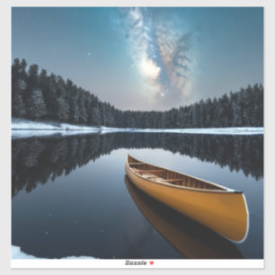 Adesivo Lago Natureza no Exterior Paisagem Calmo Relaxe Pa