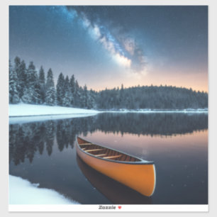 Adesivo Lago Natureza no Exterior Paisagem Calmo Relaxe Pa