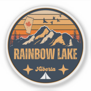 Adesivo Lago Rainbow, Alberta