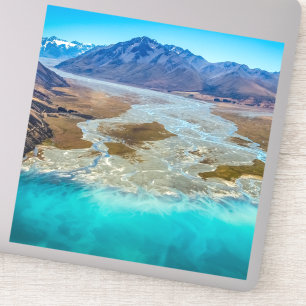 Adesivo Lago Tekapo e Alpes do Sul, Nova Zelândia