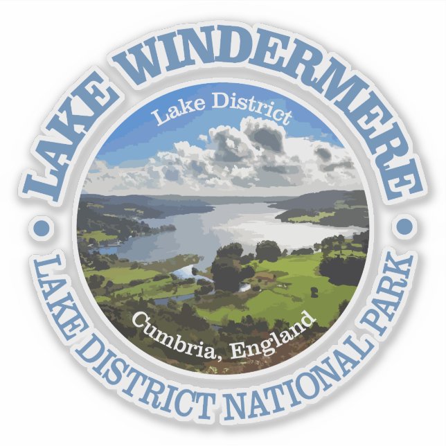 Adesivo Lago Windermere (rd) (Frente)