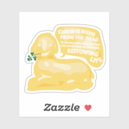 Adesivo Lâmpada da Manteiga de páscoa!