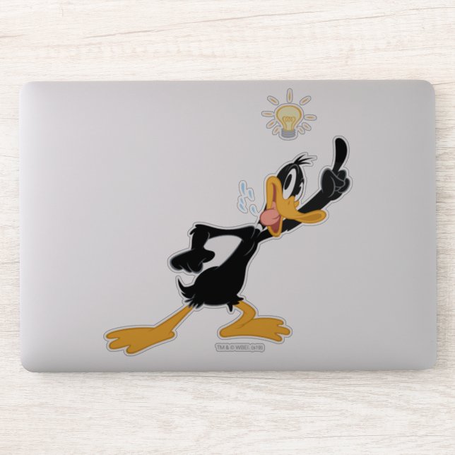 Adesivo Lâmpada sobre a cabeça do DAFFY DUCK™ (Computador)