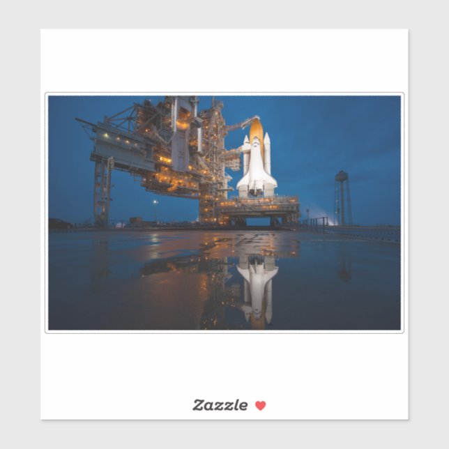 Adesivo Lançamento do Blue Sky for Space Shuttle Atlantis (Folha)