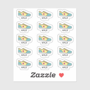 Adesivo Lançamento do Planejador Bujo do Walk Reminder